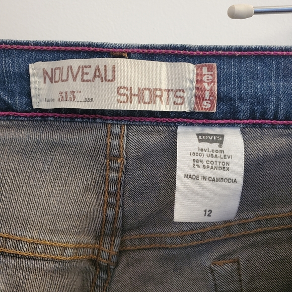 Levi's Nouveau 515 Shorts Sz 12 - Picture 2 of 5